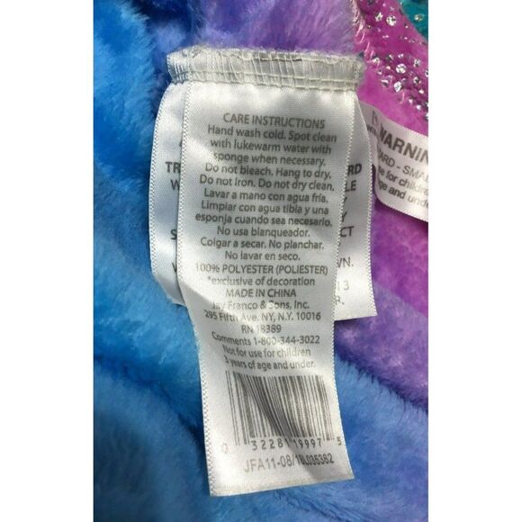 Mermaid Pink Blue Purple Green Wearable Blanket - Picture 4 of 6